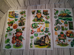 St. Patrick’s Patty’s Day Rub on Transfers Crafts 5 Sheets Luck of the Irish