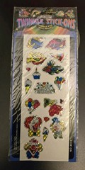Vintage 1992 Imperial Twinkle Stick-Ons Prism Stickers