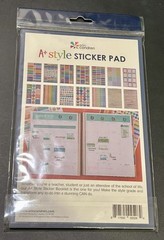 New Erin Condren 16 Sheets A+ Style Metallic Sticker Pad 1000+ Stickers