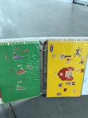 Vintage 1980s Sticker Album Collection Pac-Man Donkey Kong Qbert Bears Huge Lot