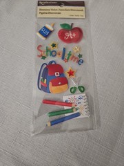 Lot Of 6 Packs 3D Stickers BIRTHDAY, PIRATES, SOCCER, SCHOOL & BEACH THEMES