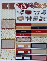 HELLO WEEKEND Stickers(32pc) Autumn•Fall•Leaf•Planner•Journaling •Label•Calendar