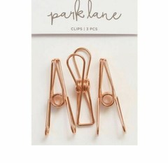 Park Lane Metal Clips – ROSE GOLD – 3 pcs