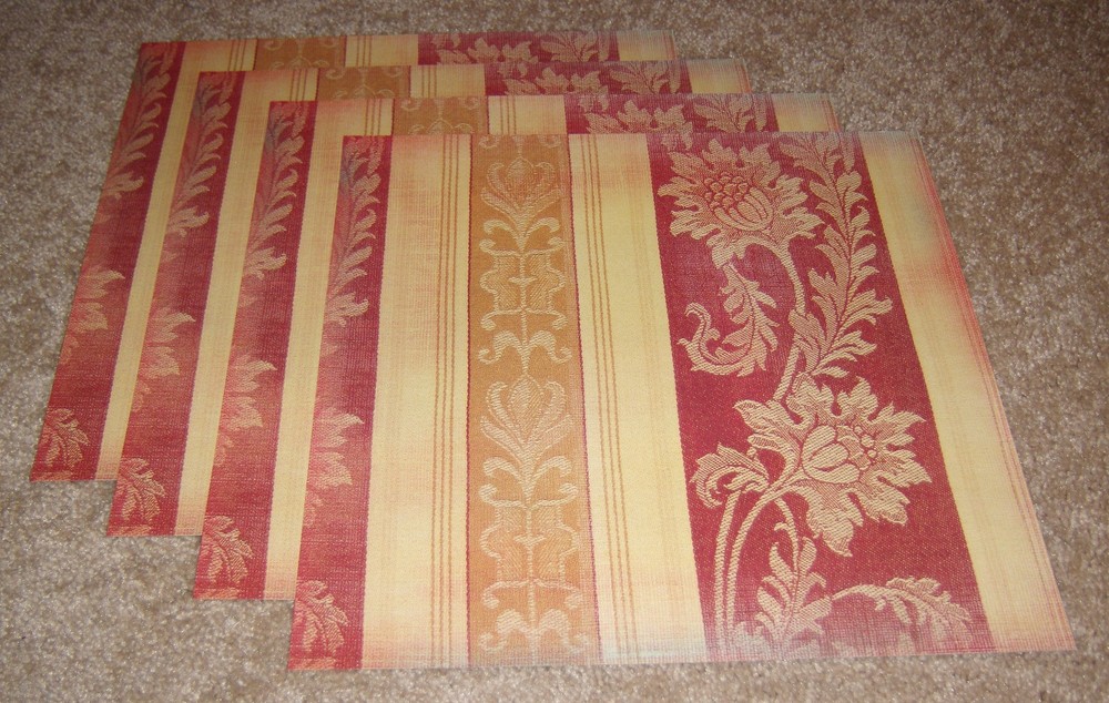 Daisy D’s Vintage Single Sided Scrapbook Paper(4)….Damask Stripe