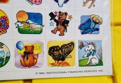 Vintage 1983 Institutional Financing Services Stickers 2 Sheets New Sealed