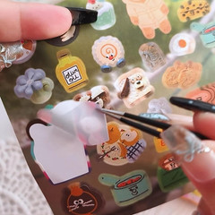 1234 Pcs Japanese Sticker -Lovely Little Things | 30 Sheets INS Style Cute Cart