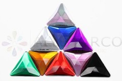 68mm Crystal Clear H102 Huge Self Adhesive Triangle Jewels – 1 Piece