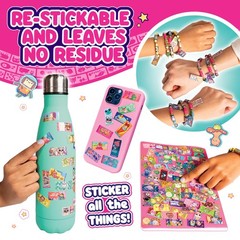 Sticki Book – Wearable & Shareable Toy Sticker Bracelet + Collection Sticki B…