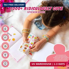 Fashion Angels 1000+ Ridiculously Cute Stickers | 40-Page Sticker Book, Fun Craf