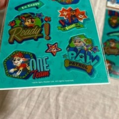 Paw Patrol Hologram Stickers 40 stickers – 2 packets of 20 NEW IN PACKET