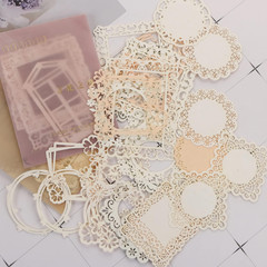 40 Pcs Vintage Scrapbooking Supplies Lace Scrapbook Paper Scrapbook