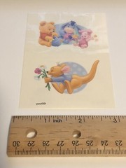 Disney’s Babies Vintage Vending Machine Sticker Wet Tattoo All Star Roo Winnie