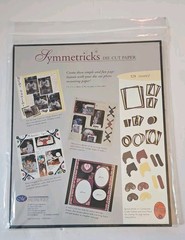 Creative Memories Symmetricks Die-cut Shapes Paper Scrapbook 10×12,NEW 8 Sheets