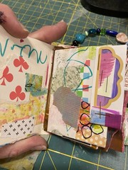 Unique Handmade Ephemera, Scrapbook,Junk Journal,tag,embellishment Mixed Media