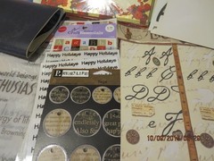 LOT OF CRAFT SUPPLIES–CARDSTOCK-DIECUT STICKERS-QUOTABLE NOTABLES & MORE–#T12A