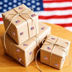 1200Pcs Patriotic July 4Th Mini Stickers Holographic American Flag Self Adhesive