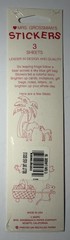 Vintage Mrs. Grossman’s Stickers Love Letters Valentines 3 Sheets Sealed 90s
