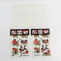 Lot Of 3 Gerhards Decorative Die-Cut Christmas Figures Self-Adhesive No. 470