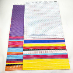 Michaels Scrapbook Paper Lot 12×12 Recollections Polka Dot 50 Sheets b