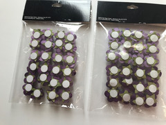 The Paper Studio La Petites Paper Purple Roses Scrapbook Stickers Lot Wedding