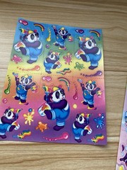 Lisa Frank Panda Painter Sticker Tote
