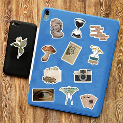 Old Times Vintage Stickers Scrapbook Supplies, Maxeaf 50PCS Nostalgia Retro Stic