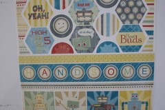 BBP ~ Bazzill Basics Robot and Phrase Stickers Scrapbooking Journalling Crafts