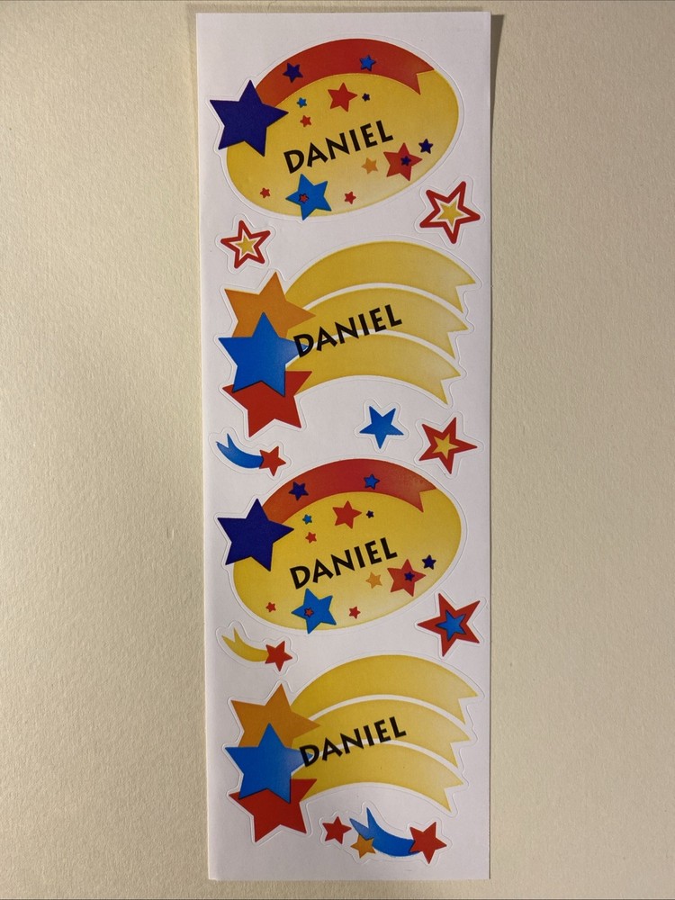 DANIEL Name Sticker Sheet Scrapbook Planner Craft Stickers