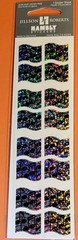 Jillson Roberts Hambly Holographic Multicolor Music Stickers S7030