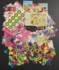 Large Lot Of Stickers Variety – Pooh – Mr Yuk – Hello Kitty – Disney & More