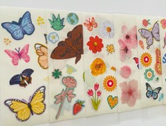 199+ Stickers Bird Butterfly Insect Gardening Fall Leaves Tropical Forest Nature