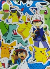 Pokemon Stickers Random Lots Of 10 Pieces USA Seller Scrapbooking Collectable