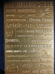 Halloween Ravenshead Manor Gold Stickers 31pc RECOLLECTIONS New