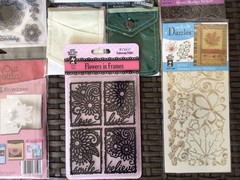 HOT OFF THE PRESS LOT-Stamps-Dazzles-Pockets-Brads-Folder~NEW