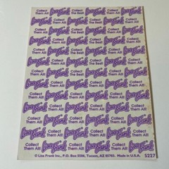 Vintage Lisa Frank Cow Flamingos Kitten Valentine’s Silly Senders Stickers S227