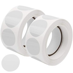 1000 Pcs Clear Retail Package Seals 1 Inch Round Circle Wafer Seal Sticker