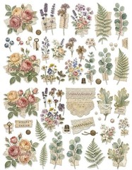 Floral Shabby Embellishments Junk Journal Scrapbook USA PICK A Set