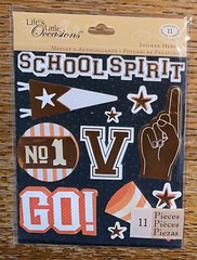 RARE K&Company Lifes Little Occasion School Spirit Orange Cheerleading #1 V Game