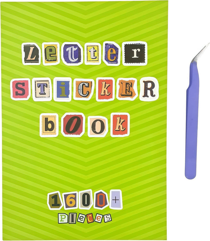 1610Pcs Letter Stickers for Scrapbooking,Ransom Note Stickers, Junk Journal, Jo