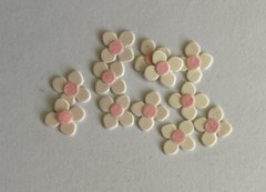 PINK IMPATIENS FLOWER Embellishment(12pc)Jolee’s •Garden•Plant•Spring•Wedding