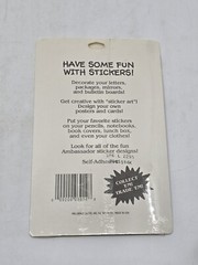 VTG 1989 Hallmark Ambassador Stickers Funny Animal Posters Chimps Pig Kitten +