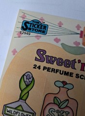 1980s Sweet & Scenty Scratch and Sniff Rose Scented Perfume Bottles Vintage