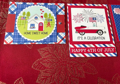 #K178 – JULY 4TH CELEBRATION PATRIOTIC DOODLEBUG SCRAPBOOK CARD KIT 10pcs A2