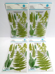 Scrapbooking Sticker Lot of 4 Packages Fern Plants Martha Stewart NEW