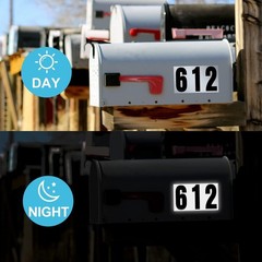 Adhesive Number Pack – 60 Weatherproof Reflective Numbers for Homes & Businesses