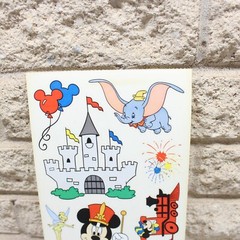 Disney Theme Park Mickey Mouse Sandylion 1 Sheet Stickers 12″ x 5.5″
