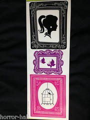 Removable Wall Door JUMBO PHOTO FRAME DECAL STICKERS Cling Teen Diva Decorations