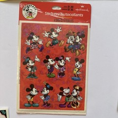 HUGE Vintage Sticker Lot Disney Looney Tunes Mickey Mouse Goofy Minnie