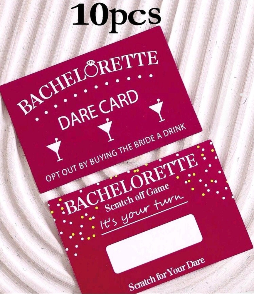 10pcs Bachelorette Party Scratch-off Cards, Bridal Theme,Party and more
