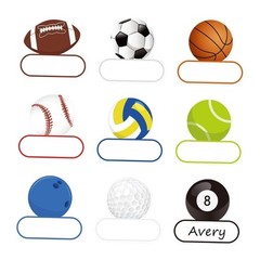 135Pcs Animal Theme Adhesive Name Labels 3x3Inch Kids Clothing Name Sticker